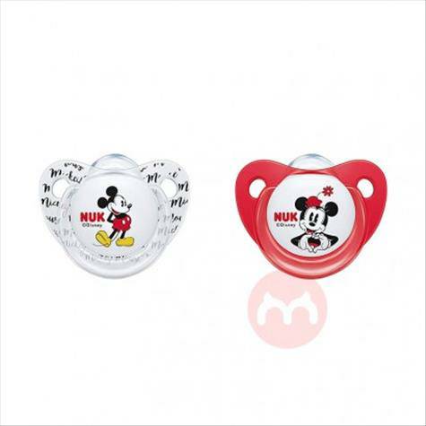 NUK Amerika Serikat NUK Minnie Silicone Pacifier 0-6 bulan dua paket v...