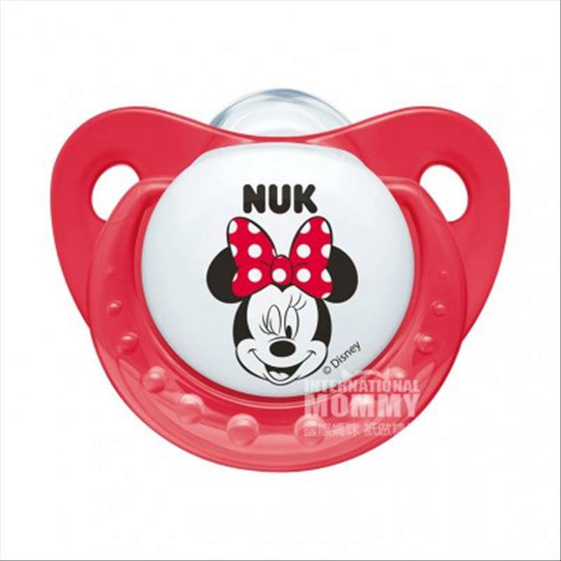 NUK Amerika Serikat NUK Minnie Silicone Pacifier 6-18 bulan dua bungkus edisi di luar negeri