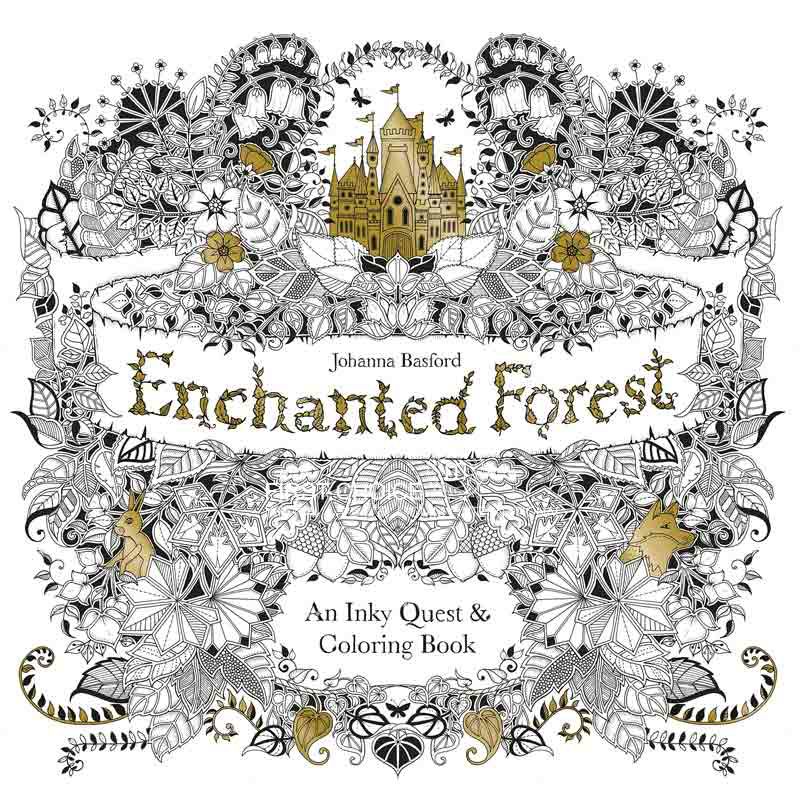Enchanted Forest Hutan Ajaib Inggris Magic Forest buku gambar mewarnai yang dilukis dengan tangan sekuel Secret Garden e