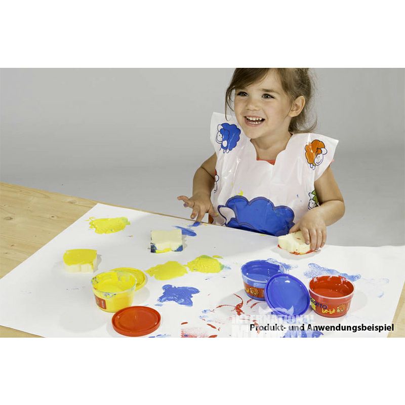 GIOTTO Italia GIOTTO non-toksik dicuci 4 warna graffiti profesional jari lukisan guas cat set versi luar negeri