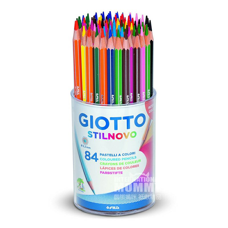 GIOTTO Italy GIOTTO 84 warna log pensil gambar berminyak versi luar negeri