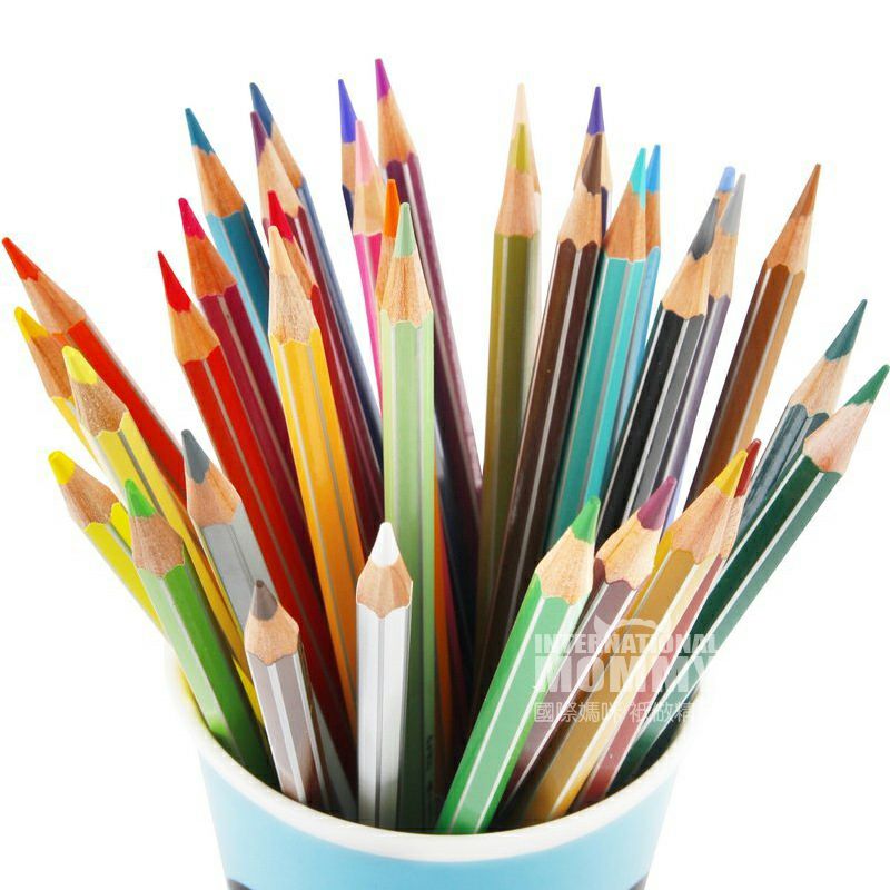 GIOTTO Italy GIOTTO 36-warna kotak besi pensil warna yang larut dalam air edisi luar negeri