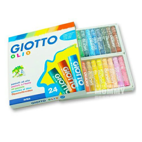 GIOTTO Italy GIOTTO 24 warna batang tebal Dicuci lukisan minyak tongkat edisi luar negeri