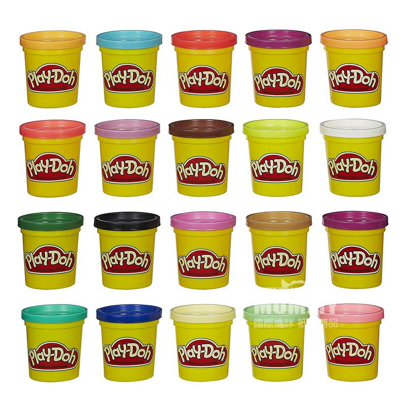 Mainkan Doh US 20-warna mud tidak beracun yang ditetapkan edisi luar negeri