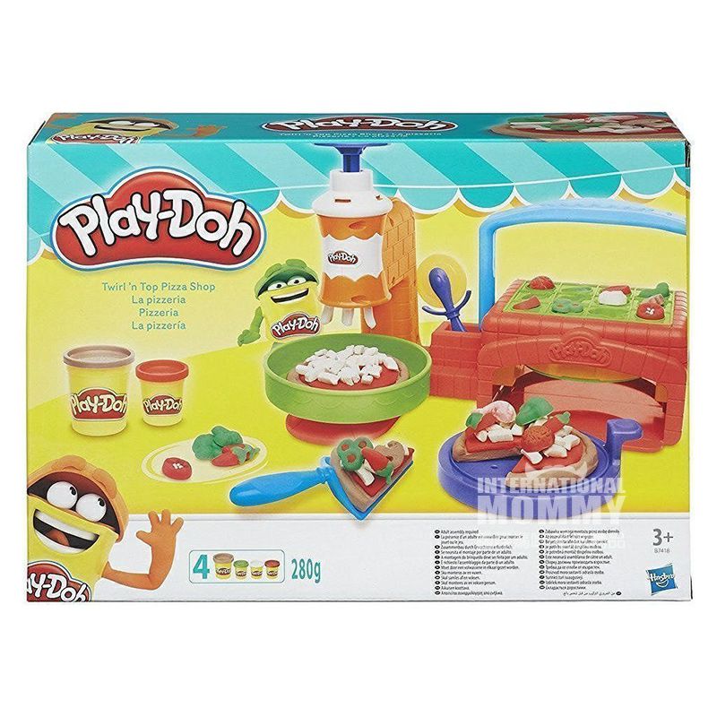 Mainkan Doh Children`s Mud Color Set tidak beracun untuk American Pizza Bake Oven Shop Versi Luar Negeri