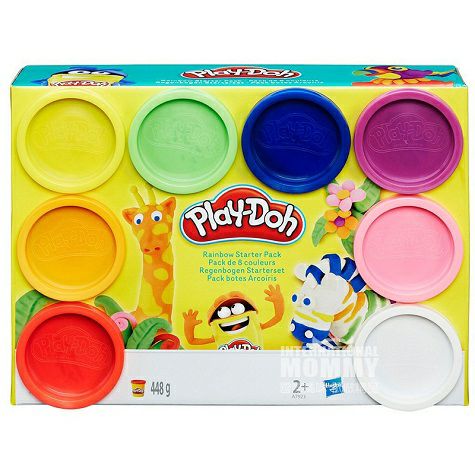 Mainkan 8-warna rainbow plasticine edisi luar negeri Doh anak-anak Ame...