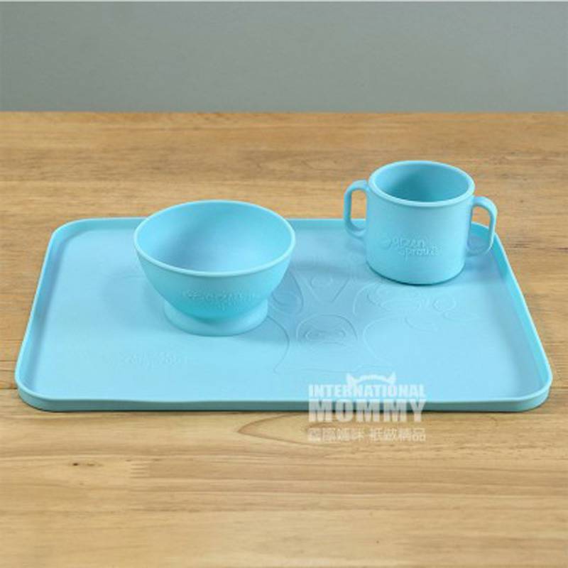 Piala Pelatihan Silikon Anak-anak Amerika Kecambah Hijau Versi Luar Negeri