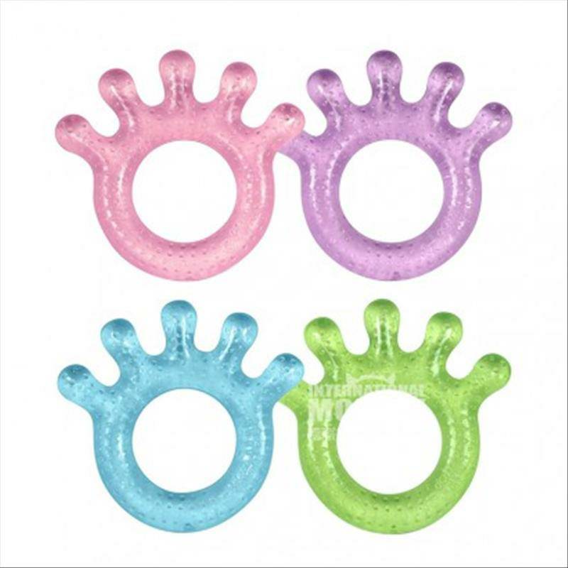 Green Sprouts American baby perangkat pelatihan suplemen makanan oral berbentuk tangan gel dua edisi luar negeri