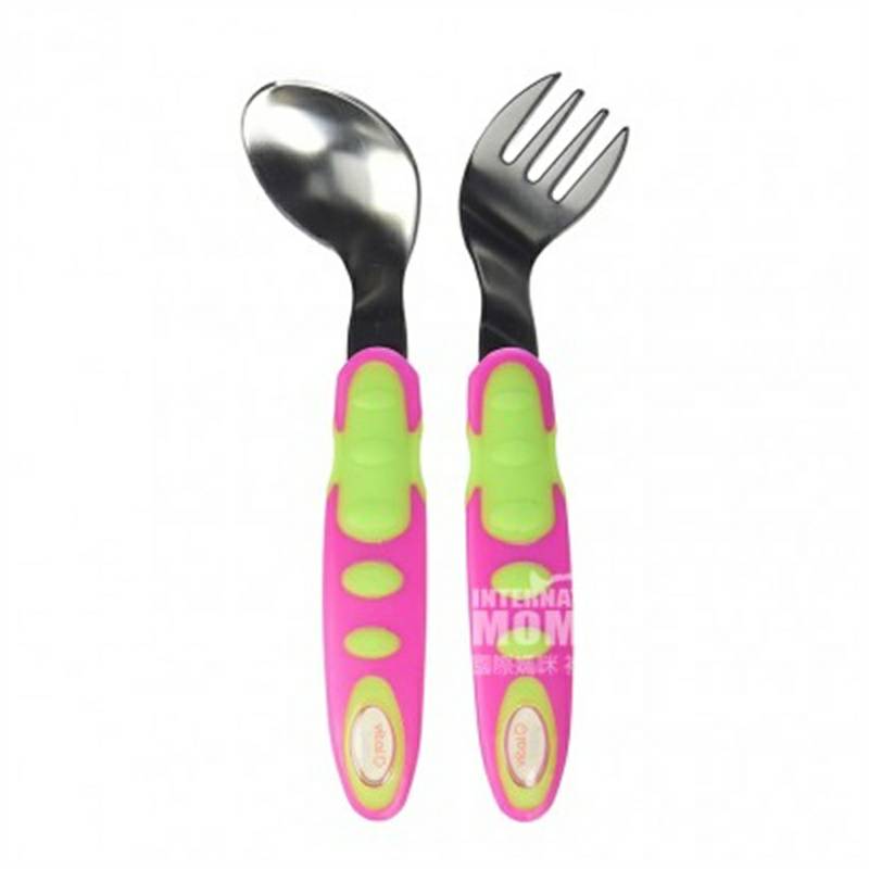Vital bayi Inggris Vital bayi bayi sendok garpu stainless steel mengatur versi luar negeri