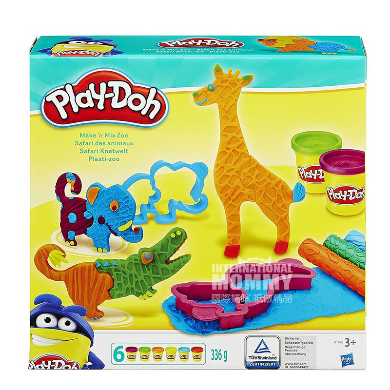 Mainkan Doh American Colorful Animal Park Plasticine Set Versi Luar Negeri
