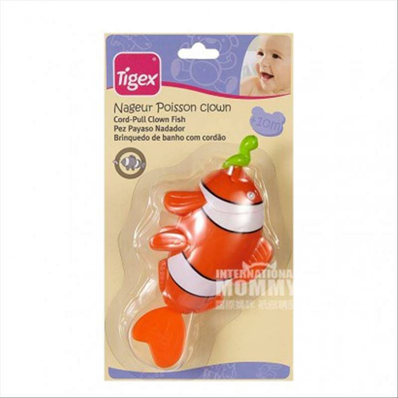 Tigex French Tigex puzzle tarik tali clownfish baby bath mainan versi luar negeri