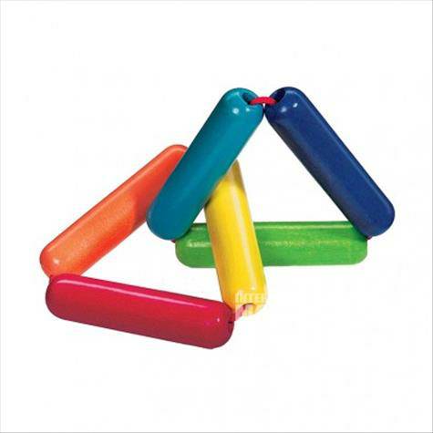 HABA Jerman HABA segitiga ganda bayi menenangkan molar pegangan mainan...