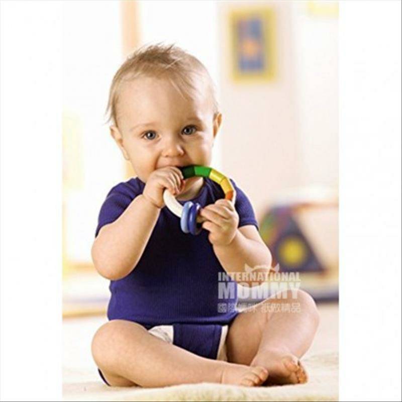 HABA Jerman HABA cincin bayi menenangkan molar pegangan mainan versi luar negeri