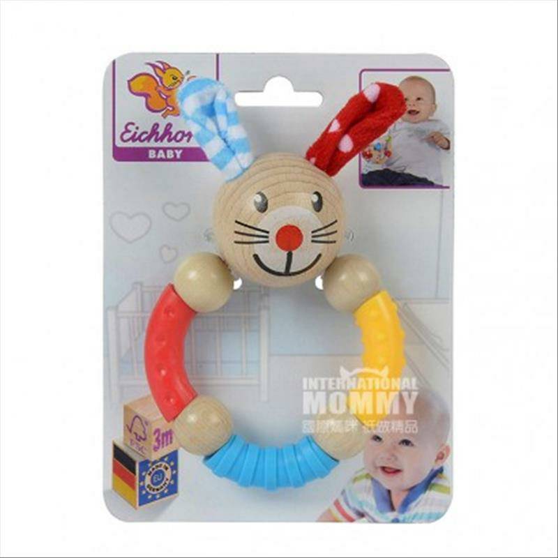 Eichhorn Jerman bayi kelinci kayu mainan versi luar negeri