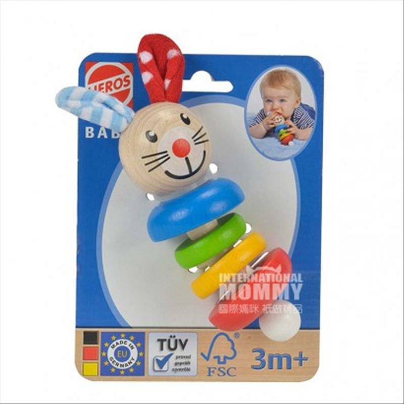 Eichhorn Jerman bayi kelinci kayu ferrule mainan versi luar negeri