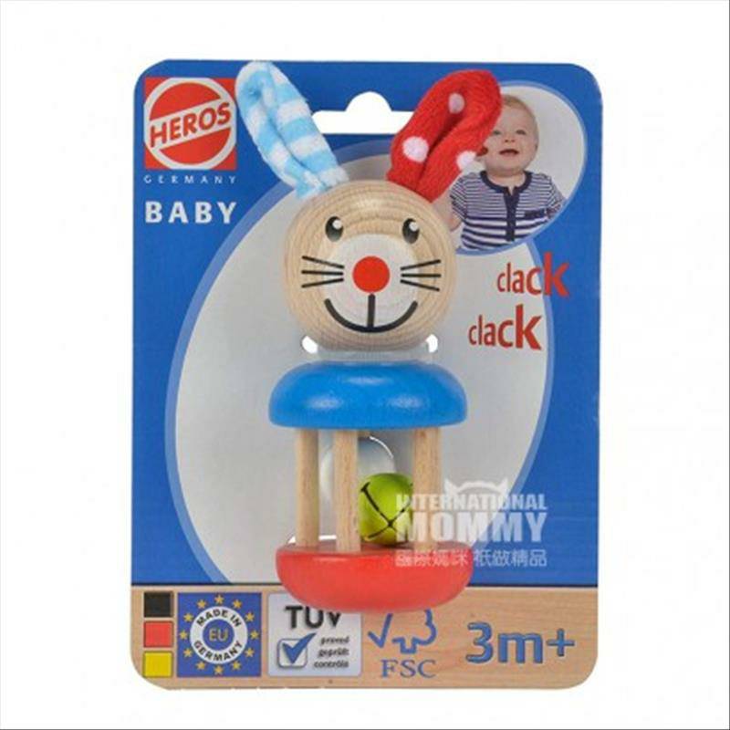Eichhorn German Baby Wooden Bunny Handbell Versi Luar Negeri