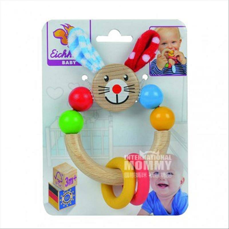 Eichhorn Jerman bayi kayu kelinci cincin tangan molar versi luar negeri