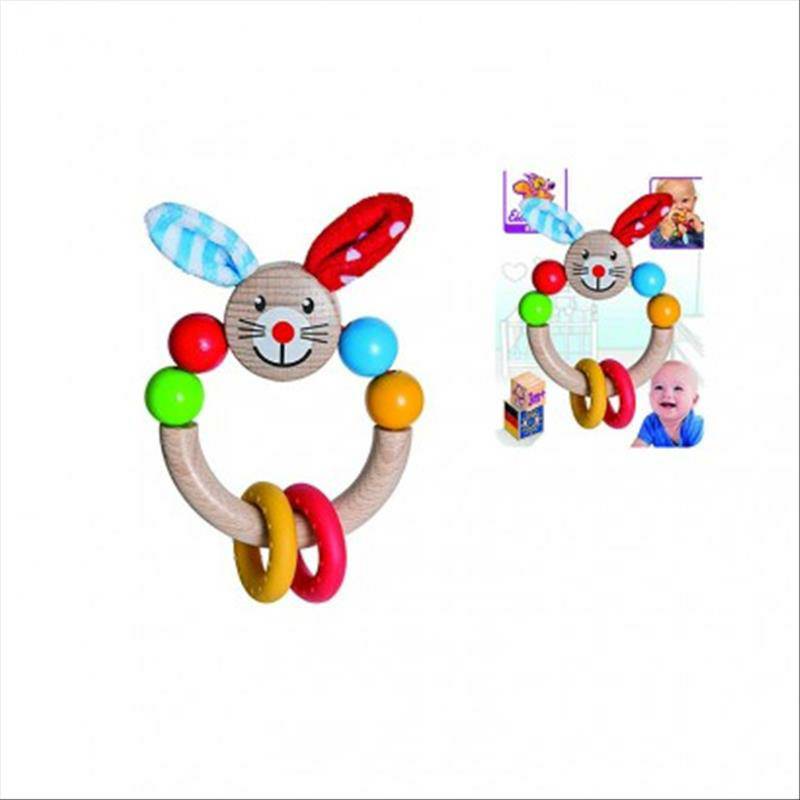 Eichhorn Jerman bayi kayu kelinci cincin tangan molar versi luar negeri