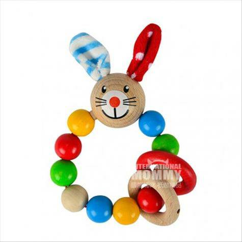 Eichhorn Jerman bayi cincin tangan kelinci kayu manik-manik versi luar...