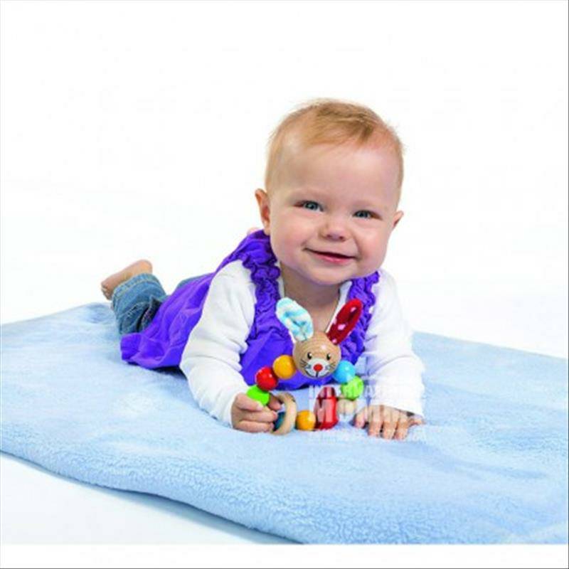 Eichhorn Jerman bayi cincin tangan kelinci kayu manik-manik versi luar negeri