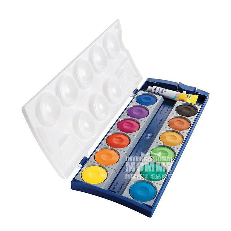 cat air anak-anak Pelikan Jerman mengatur 12 warna versi luar negeri