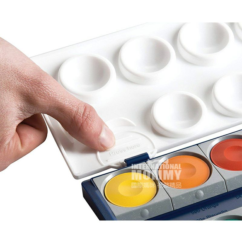 cat air anak-anak Pelikan Jerman mengatur 12 warna versi luar negeri