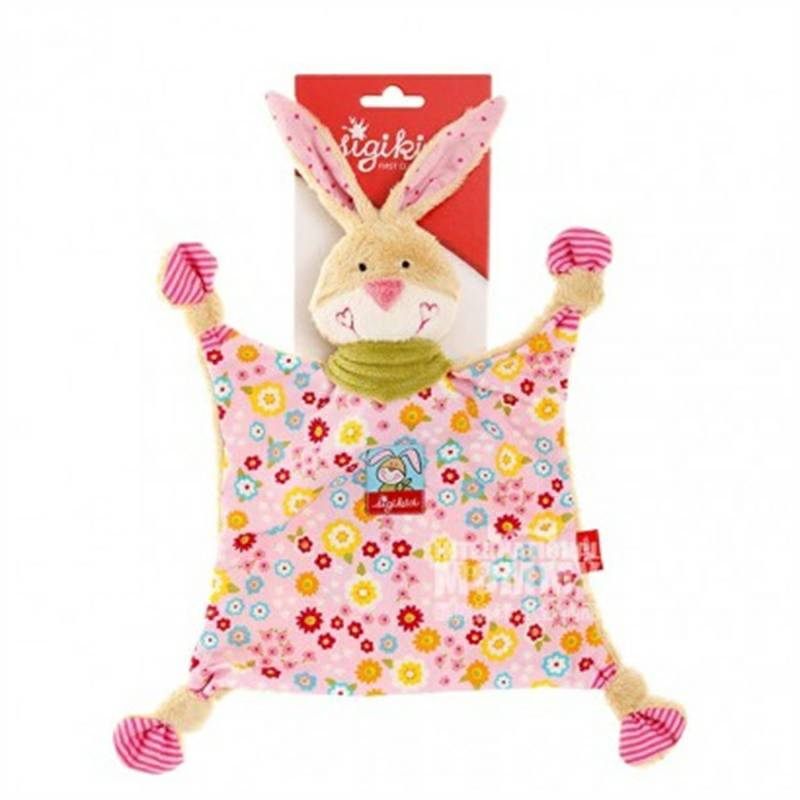 Sigikid Jerman Baby Floral Bunny Soothing Handuk Versi Luar Negeri