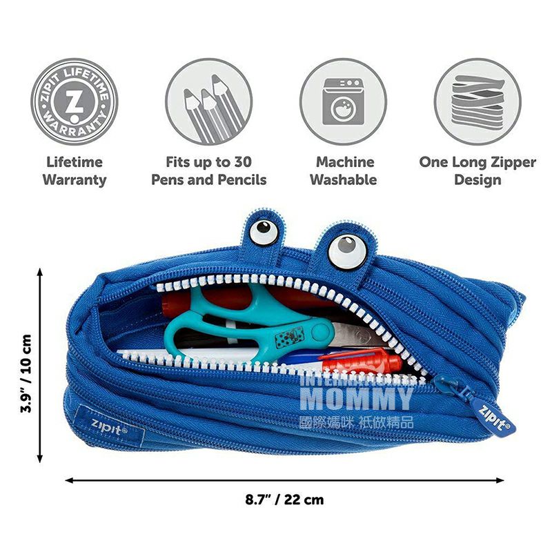 ZIPIT Israel ZIPIT ritsleting pensil model mata model versi luar negeri