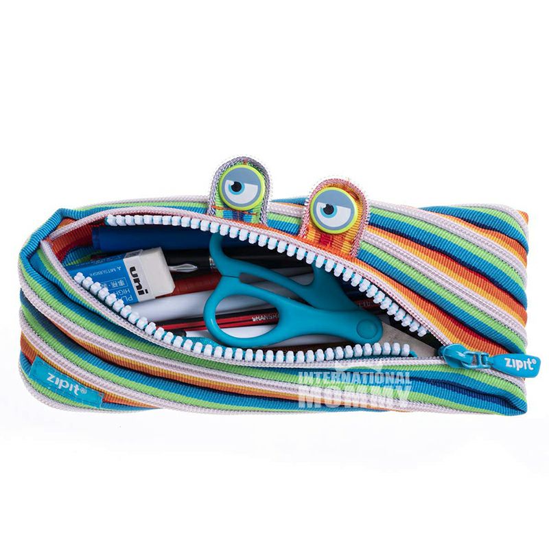 ZIPIT Israel ZIPIT ritsleting pensil model pelangi versi luar negeri