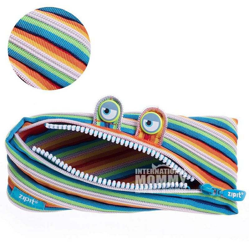 ZIPIT Israel ZIPIT ritsleting pensil model pelangi versi luar negeri