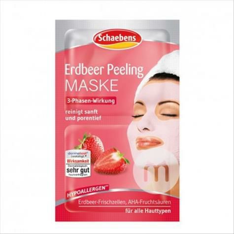 Schaebens Jerman Masker Strawberry * 10 Versi Luar Negeri
