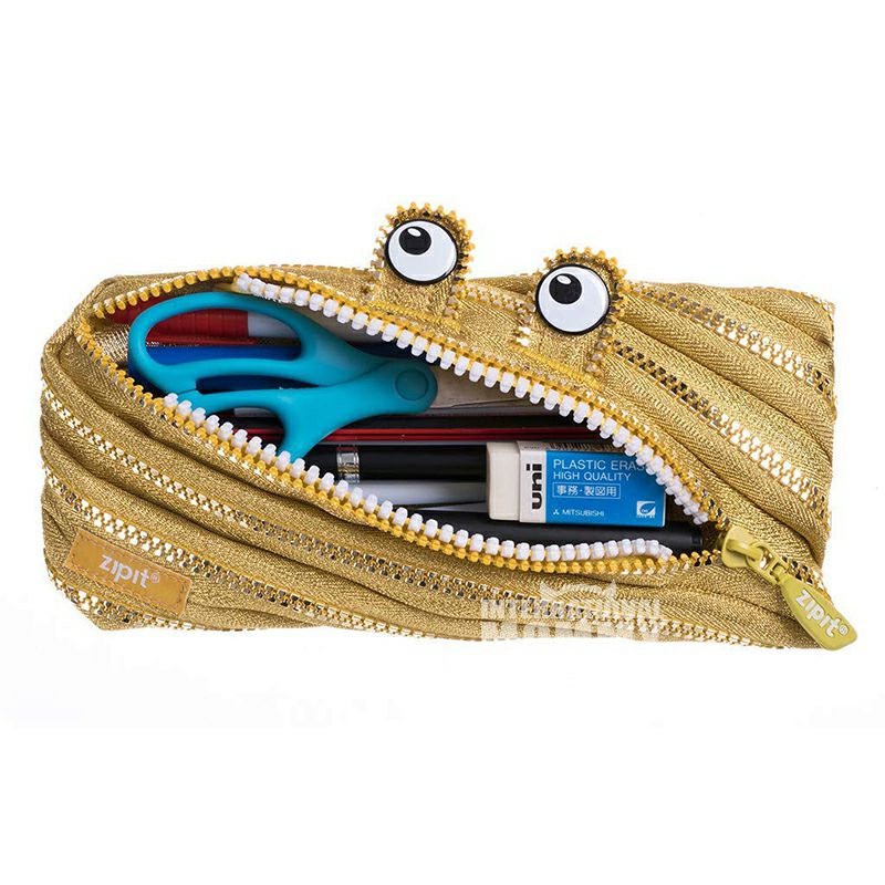 ZIPIT Israel ZIPIT ritsleting pensil emas mata besar versi luar negeri