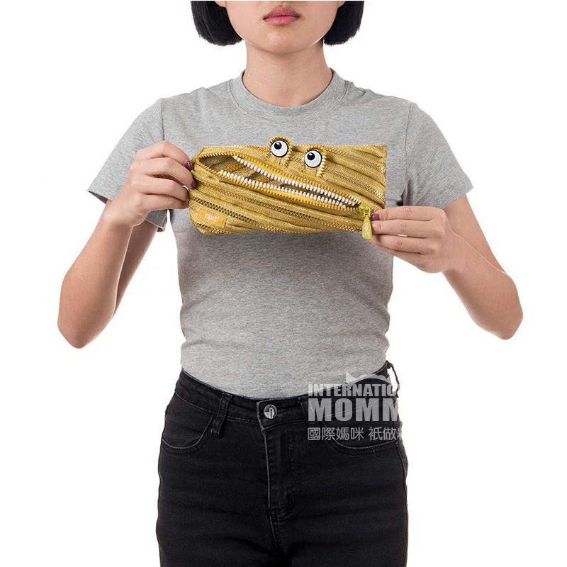 ZIPIT Israel ZIPIT ritsleting pensil emas mata besar versi luar negeri