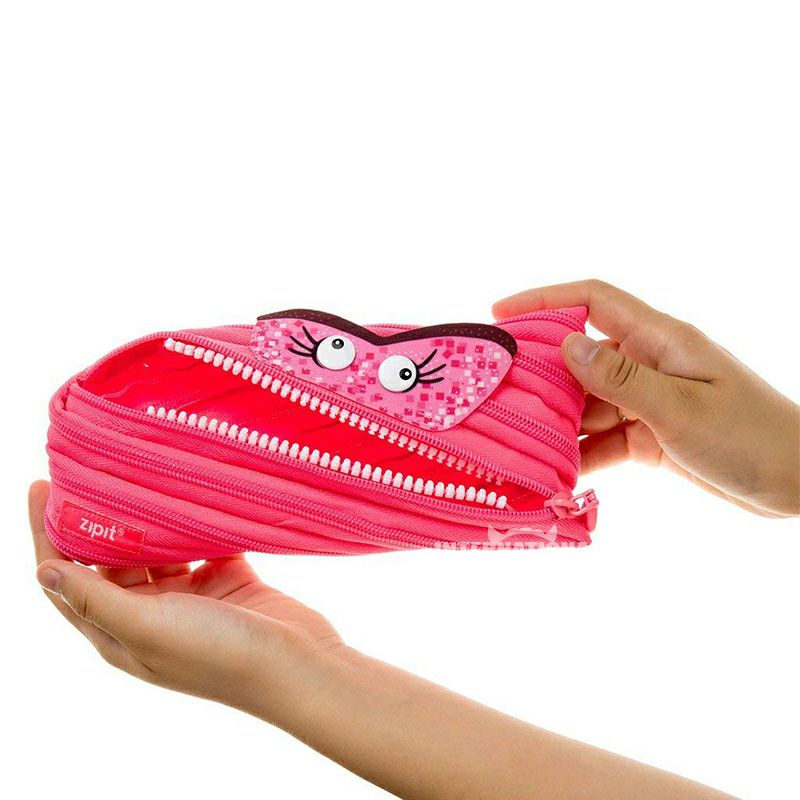 Ritsleting pensil ZIPIT Israel ZIPIT pink mengedipkan mata versi luar negeri