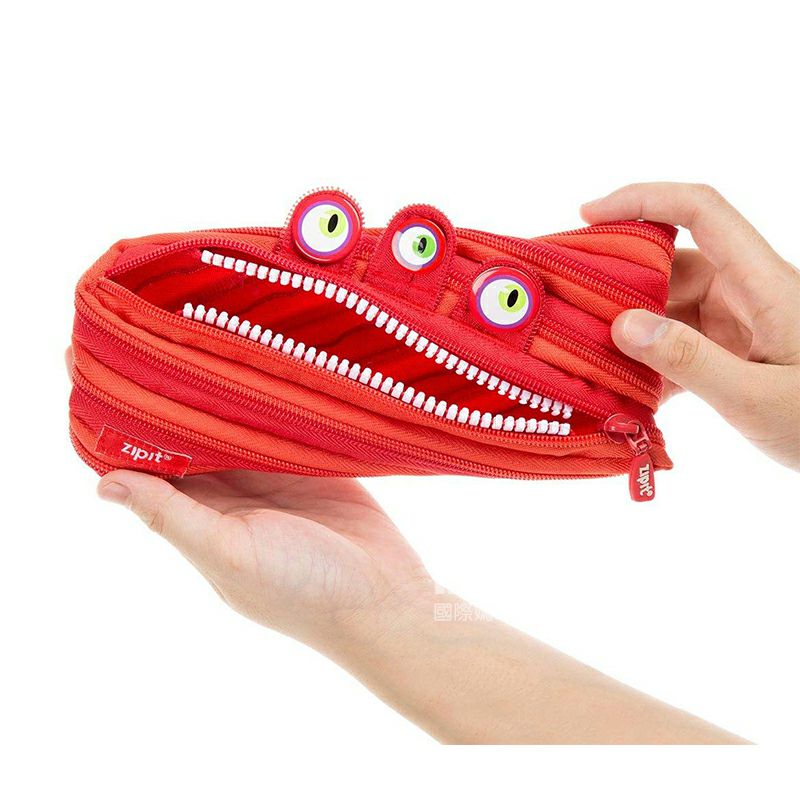 Ritsleting pensil ZIPIT Israel ZIPIT merah tiga mata versi luar negeri