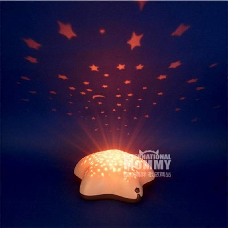 Pabobo Prancis Pabobo Bayi Tidur Starry Sky Roof Nightlight Versi Luar Negeri