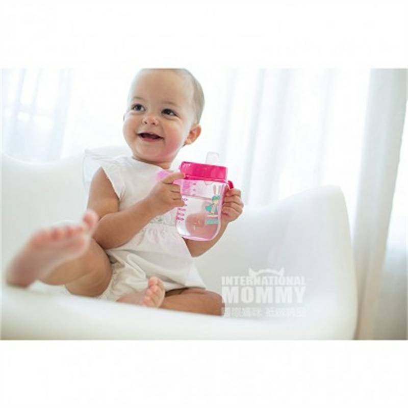 cangkir minum bocor bayi Dr. Brown dari Amerika dengan pegangan versi 270ml di luar negeri