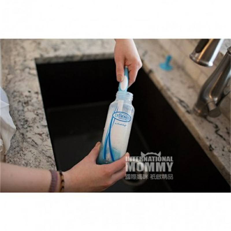 Dr Brown`s American baby sponge anti-skid botol sikat versi luar negeri