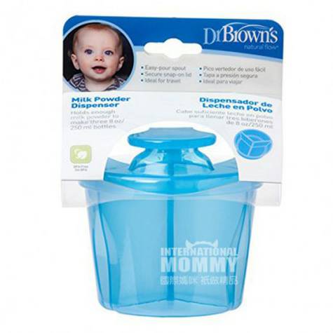 Dr Brown`s AS portabel tiga kotak susu bubuk versi luar negeri