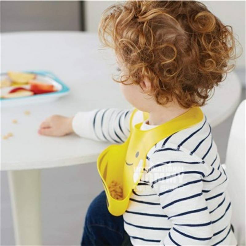 SKIP HOP American SKIP HOP Zoo seri kartun silikon tiga dimensi bib versi luar negeri