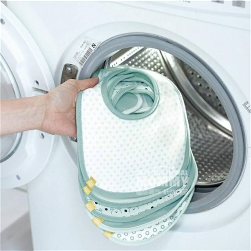 Lassig Jerman Lassig Baby Bib 5 Pack Boys Overseas Version