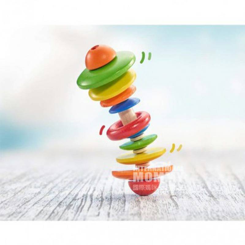 Selecta Jerman Selecta bayi mainan mainan kayu bergulir versi luar negeri