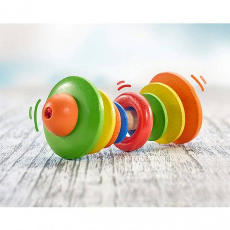 Selecta Jerman Selecta bayi mainan mainan kayu bergulir versi luar negeri