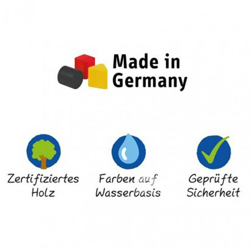 Selecta Jerman Selecta bayi kayu bergulir mainan pendidikan awal versi luar negeri