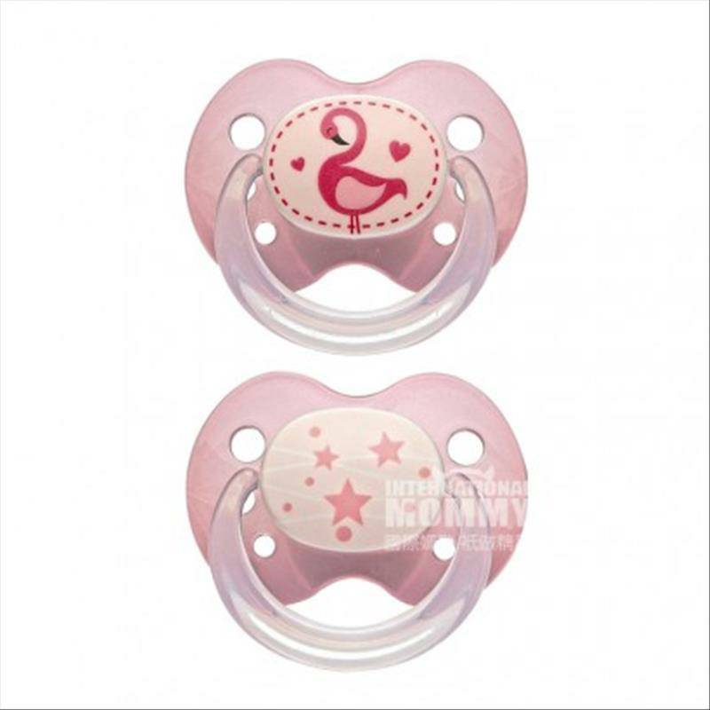 Babydream Jerman Babydream bintang hewan kecil silikon dot 0 bulan versi 2 paket luar negeri