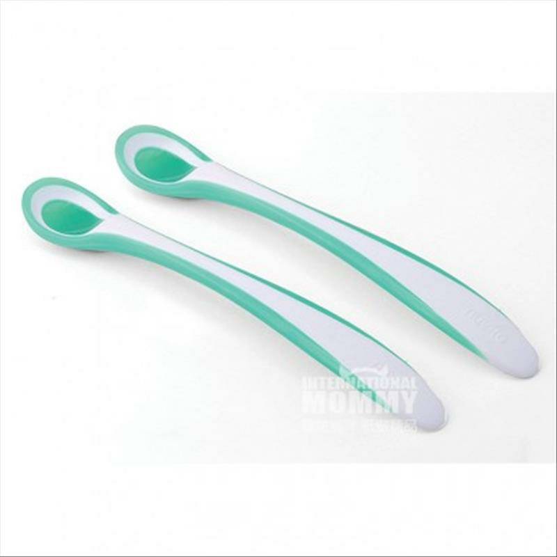 Nuvita Italia Nuvita bayi yang sensitif panas sendok hangat dua bungkus versi luar negeri