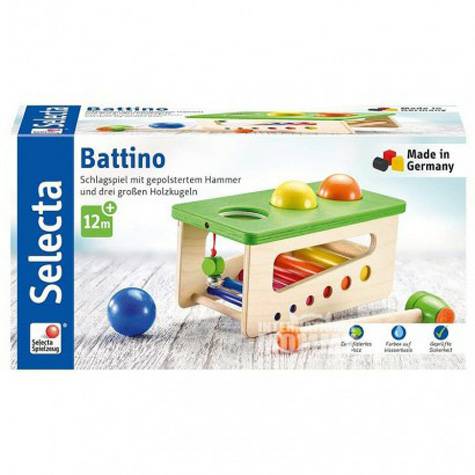 Selecta Jerman Selecta bayi kayu mengalahkan mainan pendidikan awal ve...