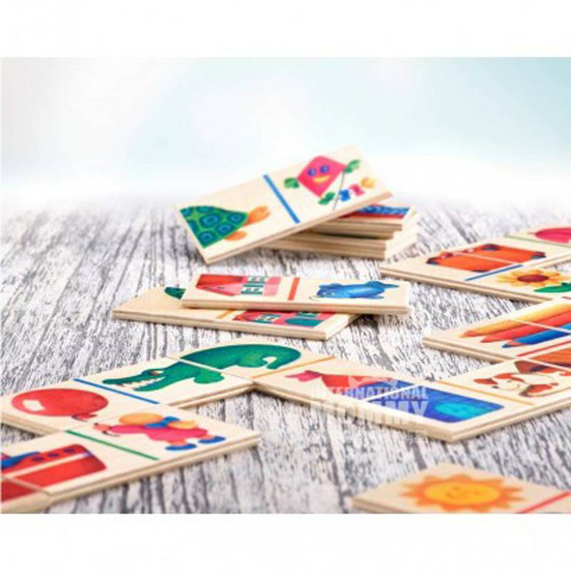Selecta German Selecta puzzle kayu bayi mainan pendidikan awal versi luar negeri