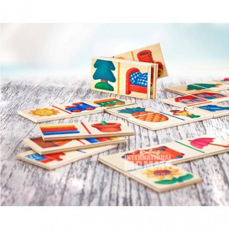 Selecta German Selecta puzzle kayu bayi mainan pendidikan awal versi luar negeri