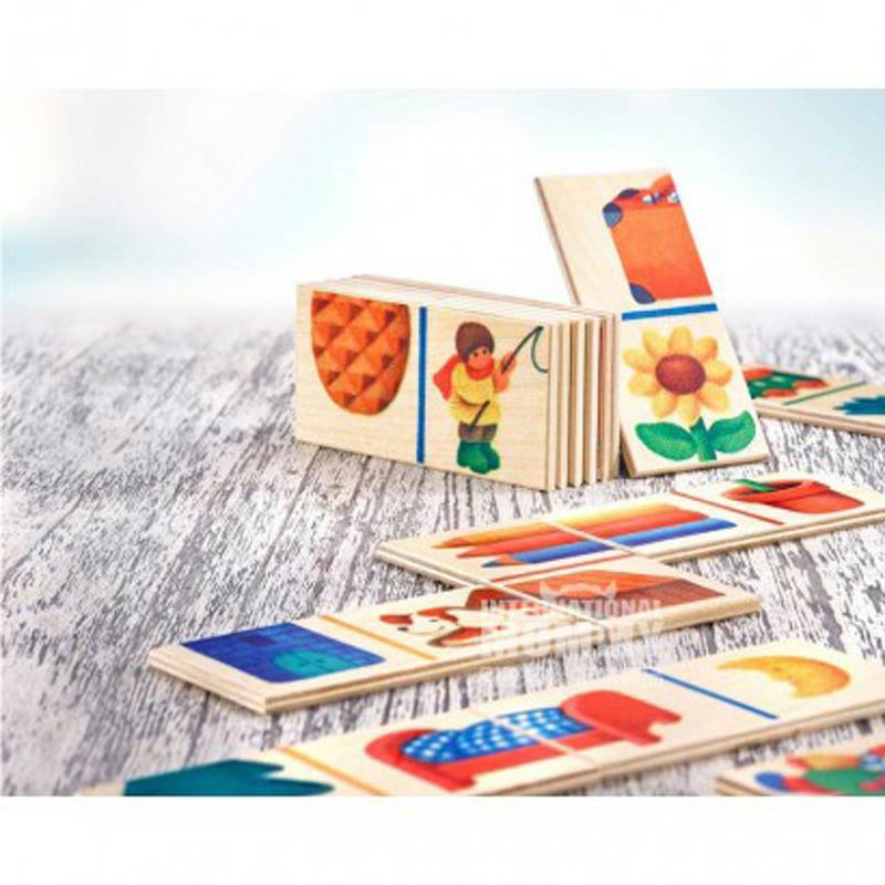 Selecta German Selecta puzzle kayu bayi mainan pendidikan awal versi luar negeri
